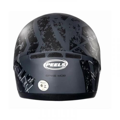 Capacete Peels Spike MOB Chumbo Com Preto