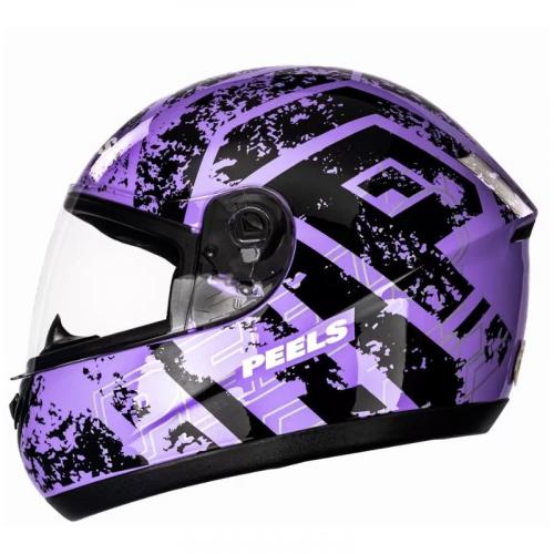 Capacete Peels Spike MOB Lilas Com Preto