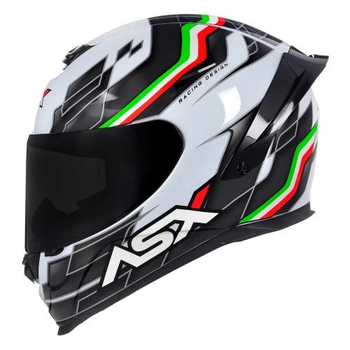 Capacete Asx EAGLE RACING ITALY - Branco