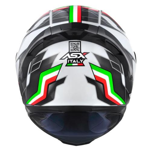 Capacete Asx EAGLE RACING ITALY - Branco