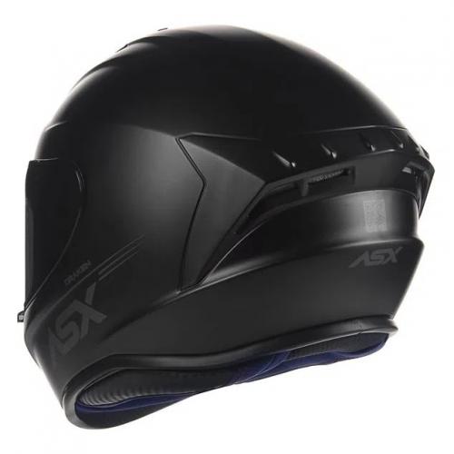 Capacete ASX DRAKEN Solid Preto Fosco