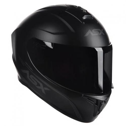 Capacete ASX DRAKEN Solid Preto Fosco