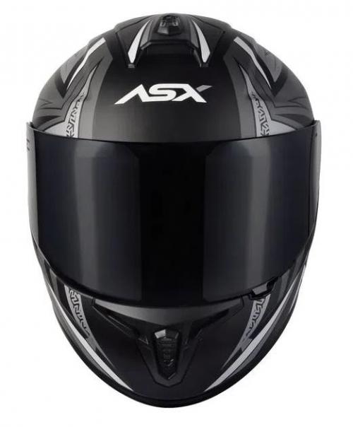 Capacete ASX DRAKEN VECTOR Preto com Cinza