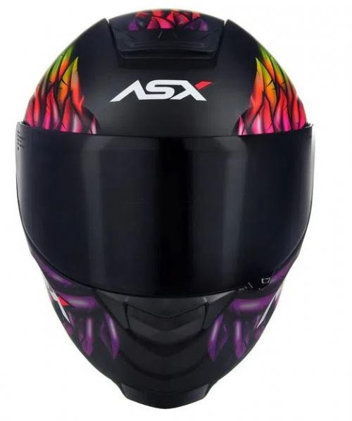 Capacete ASX EAGLE VIBES Preto Colorido