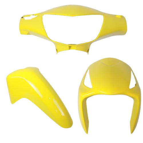 Kit Frontal Paralama Bico Farol BIZ 125 + 2007 Amarelo