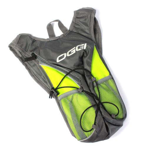 Mochila de Hidratação Oggi Hacker Race 2L Verde Cinza