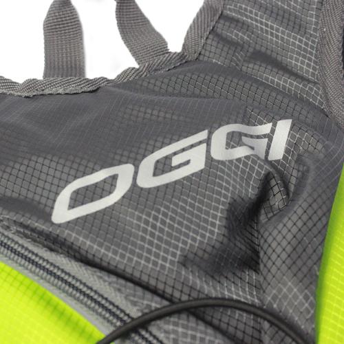 Mochila de Hidratação Oggi Hacker Race 2L Verde Cinza