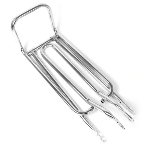 Bagageiro Tubao Cromado Rabeta Alta