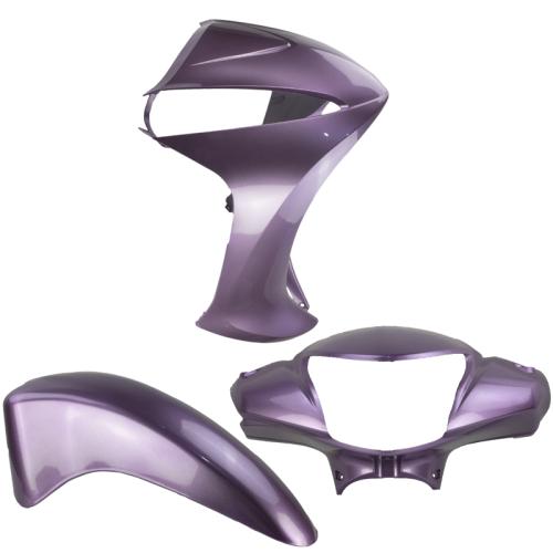 Kit Carenagem Frontal Biz 125 2012 2013 Rosa Gloss
