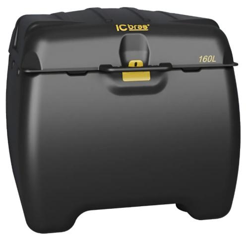 Bau para Moto 160 Litros ICBRAS Preto - Profissional