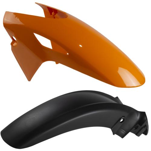 Paralama Dianteiro Com Suporte Titan Fan 160 2025 Laranja