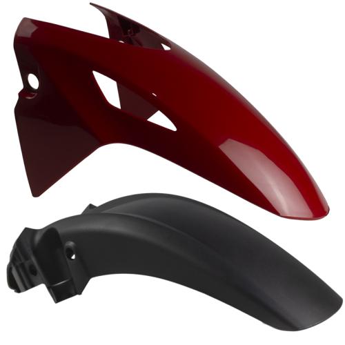 Paralama Dianteiro CG 160 Fan Titan 25-25 Adpatavel 2014 Ate 204 - Vermelho Maceio