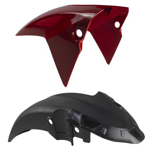 Paralama Dianteiro CG 160 Fan Titan 25-25 Adpatavel 2014 Ate 204 - Vermelho Maceio