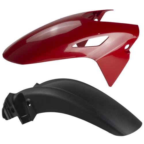 Paralama Dianteiro CG 160 Fan Titan 25-25 Adpatavel 2014 Ate 204 - Vermelho Guarau