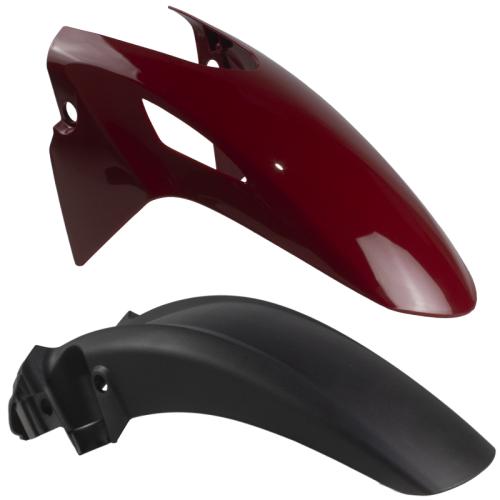 Paralama Dianteiro CG 160 Fan Titan 25-25 Adpatavel 2014 Ate 204 - Vermelho Marrakesh