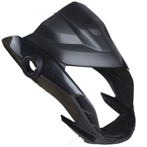 Kit Carenagem Farol Lateral Aranha CG 160 Fan Start 2022 Ate 2024 Preta