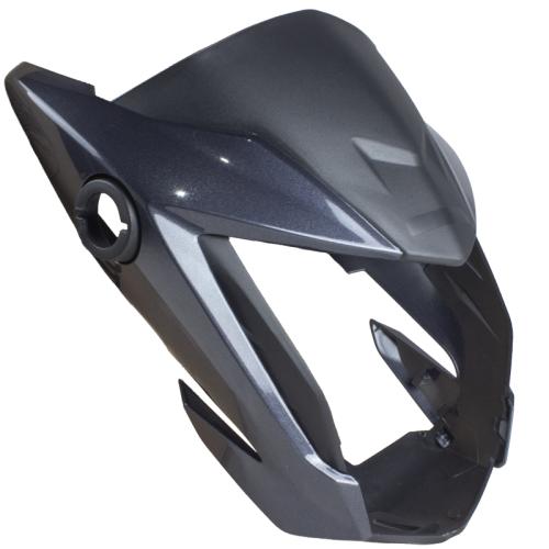 Kit Carenagem Farol Lateral Aranha CG 160 Titan 2022 Ate 2024 Cinza