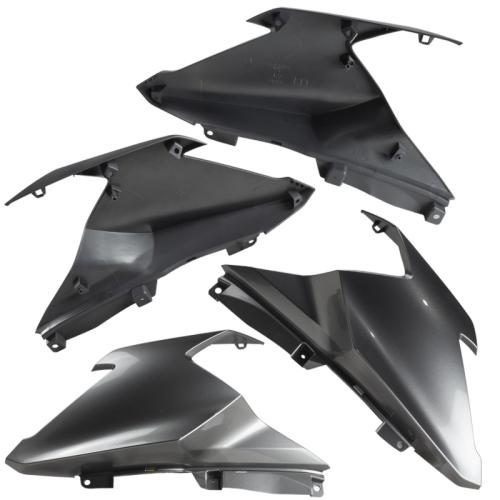 Aba Do Tanque CG 160 Titan 2025 2026 Prata Iron Metalico
