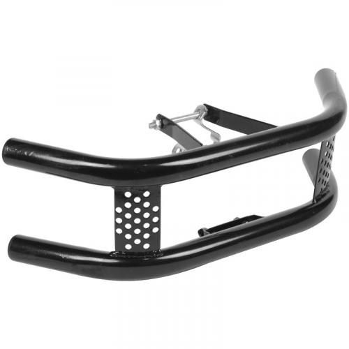 Protetor De Motor Mata Cachorro Barra Dupla Pro Tork Para  CG Titan 125 KS 2000 a 2004 - CG Titan 125 ES 2000 a 2004 - CG Titan 125 KSE 2002 a 2004 - CG Titan 125 FAN 2005 a 2008 Preto