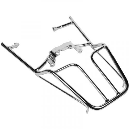 Bagageiro Reforçado para Bau Cromado para  NXR 125 Bros 2003 a 2005 - NXR 150 Bros 2005 a 2008