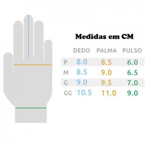 Luva Ciclista Meio Dedo Aberta P103 Vermelha