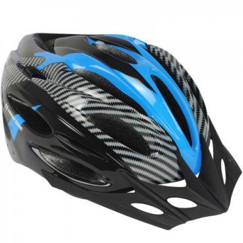 Capacete Ciclista Tamanho M 56-58 High One Azul Com Cinza