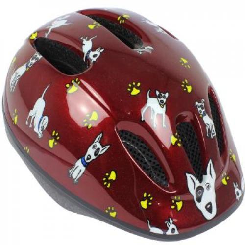 Capacete Ciclista Tamanho P Infantil Jr. Terrier Vermelho