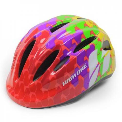 Capacete Ciclista Infantil High One Piccolo Rosa Tam M