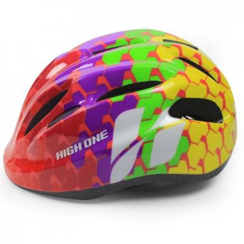 Capacete Ciclista Infantil High One Piccolo Rosa Tam M