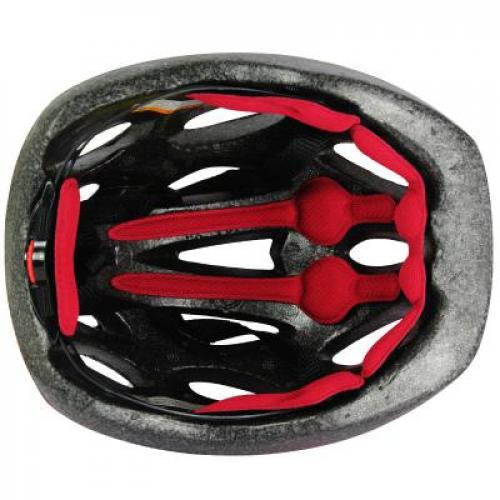 Capacete Ciclista Kids Infantil Vermelho Com Preto