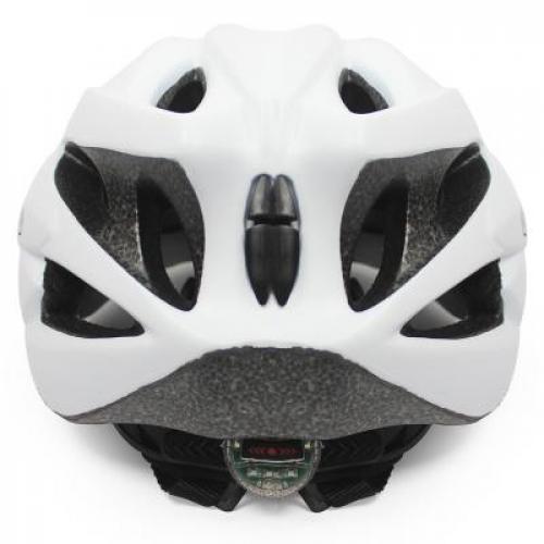 Capacete Ciclista High One Com Pisca Branco Tam G