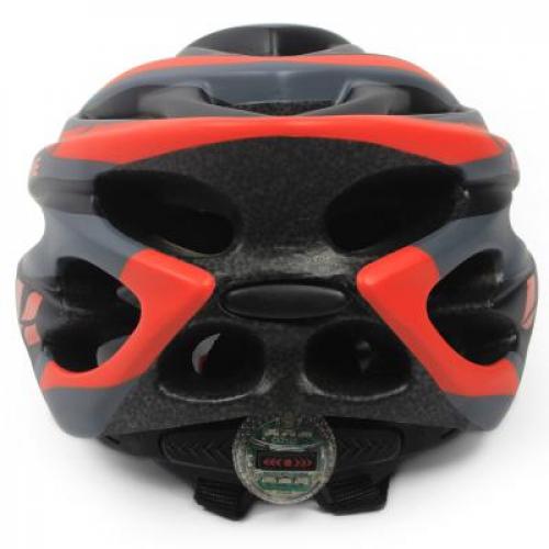 Capacete Ciclista High One Volcan Preto Com Vermelho Tam G