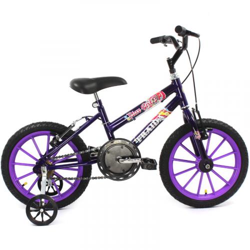 Bicicleta Aro 16 Feminina - Cor Roxa