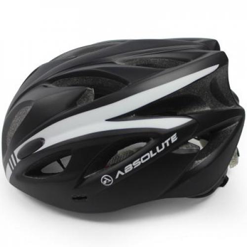 Capacete Ciclista High One WT012 Preto Branco Tam G