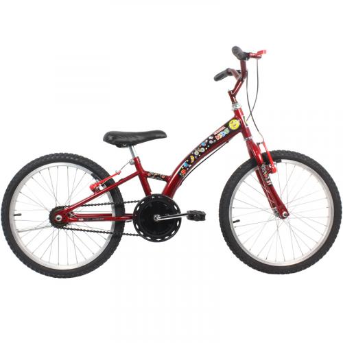 Bicicleta Aro 20 Monotubo - Vermelha