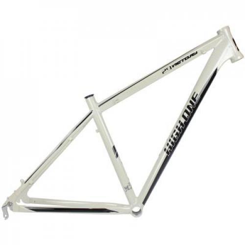 Quadro De Alumínio MTB Victory Branco Com Preto