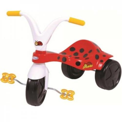 Triciclo Infantil Joaninha - Cor Vermelho