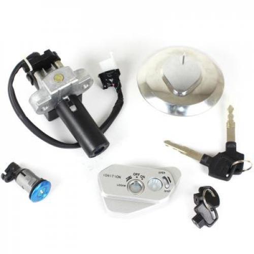 Conjunto Magnetron Chave de Contato + Bloqueador de Ignição + Trava do Banco + Tampa do Tanque  NX 400 Falcon 2013 Em Diante