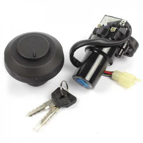 Kit Conjunto Ignição + Tampa Do Tanque Ybr Xtz 125 2000/2005