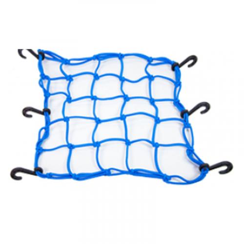 Rede Elástica Para Capacete Aranha 35 cm x 35 cm - Azul
