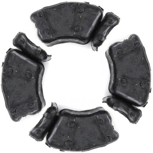 Borracha Coxim da Coroa Jogo para 4 Furos DEMTEC para  CB 400 I 1980 a 1983 - CB 400 II 1981 a 1984