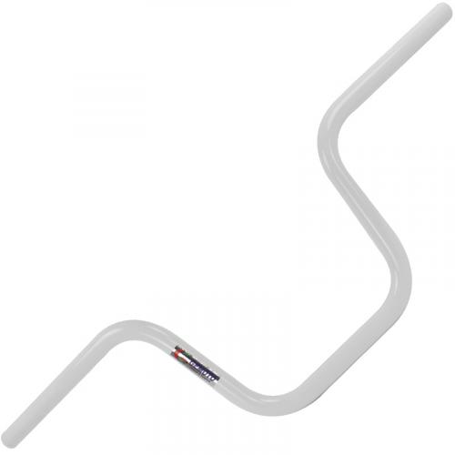 Guidão Aluminío Branco Gemoto para  CG 125 1977 a 1982 - CG 125 1983 a 1988 - CG 125 Titan KS 2000 a 2004 - CG 150 Titan KS 2004 a 2008 - Yamaha YBR 125 K 2000 a 2008
