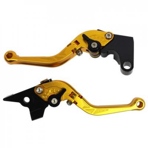 Manete Alumínio Com Regulagem e Dobravel XJ6 600 2009 A 2016 - Dourado