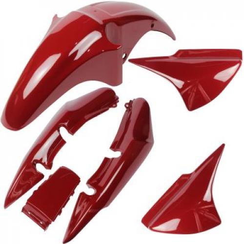 Kit Carenagem Titan 150 2006 A 2008 - Vermelho Guarau