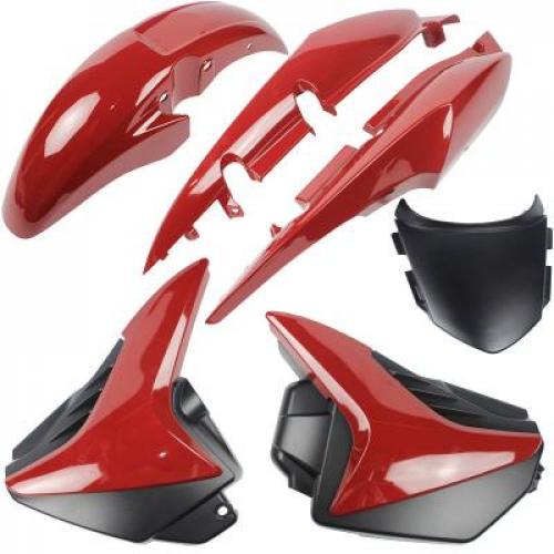 Kit Carenagem CG 150 Titan Fan 2009 A 2010 Vermelho