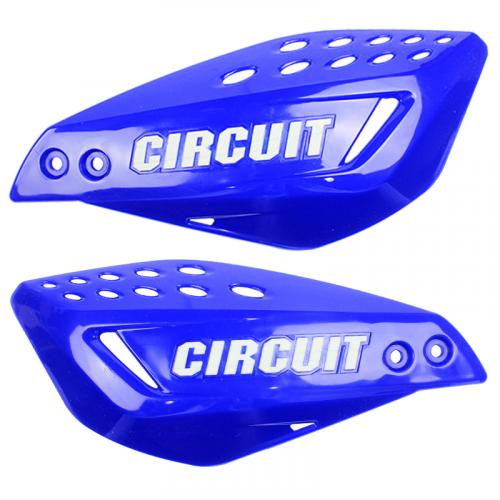 Protetor De Mão Vector CRF 230 XLR 125 XR 200 R Nxr Bros XTZ 125 250 Lander XT 225 Azul Com Branco