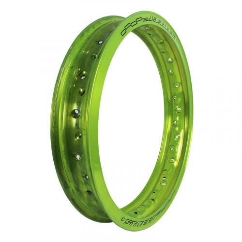 Aro Alumínio Motard 18 X 2.50 Viper Cg Ml Today Titan Fan Ybr Factor - Verde Kawasaki