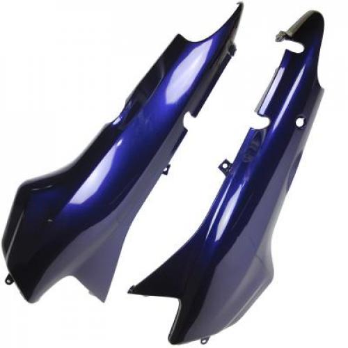 Tampa Lateral Biz 100 2000 Azul Metalico