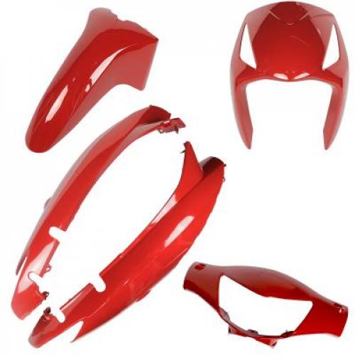 Kit Carenagem Biz 125 Ks Es 2010 A 2010 Mod Original - Vermelho