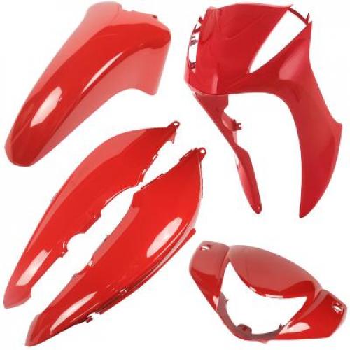 Kit Carenagem  Biz 125 2011 A 2012 Vermelho